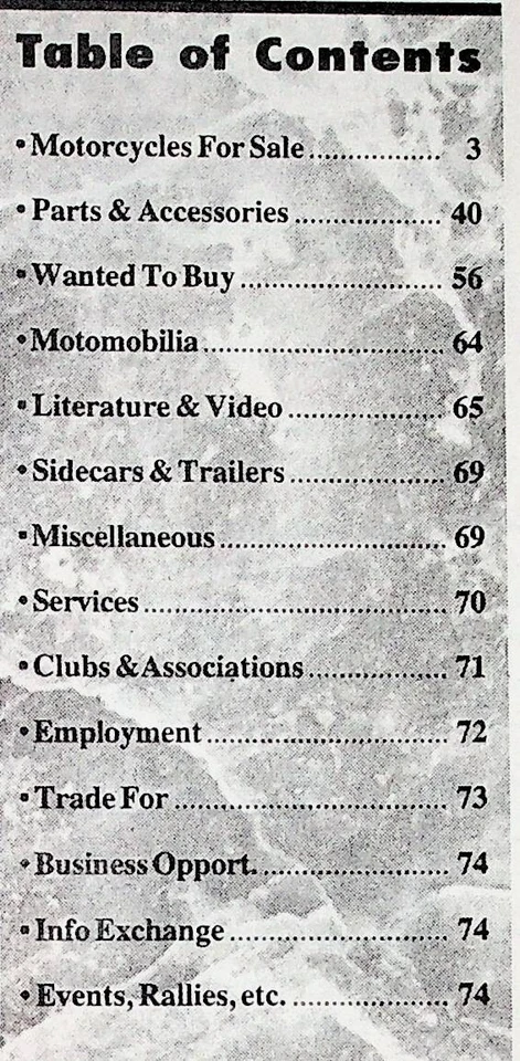 1996 March Motorcycle Shopper Buy Sell Trade Parts Clubs Classified Ad Magazine - Image 4 of 4