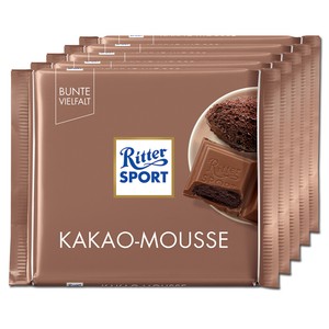 10 90 1kg Ritter Sport Kakao Mousse 100g Schokolade 5 Tafeln Ebay