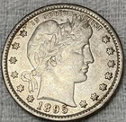 1895-S Barber Quarter AU