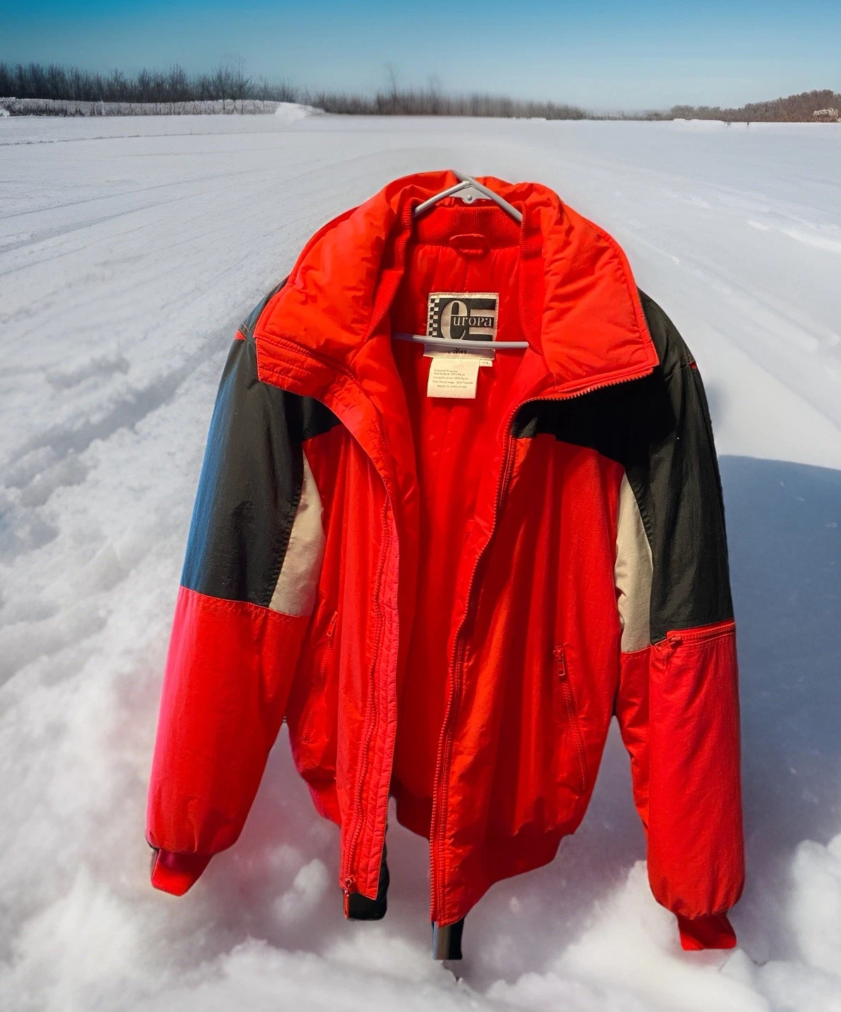 Vintage Europa by Cevas Retro Ski Outdoor Jacket Size M/L NWT Warm Collectible