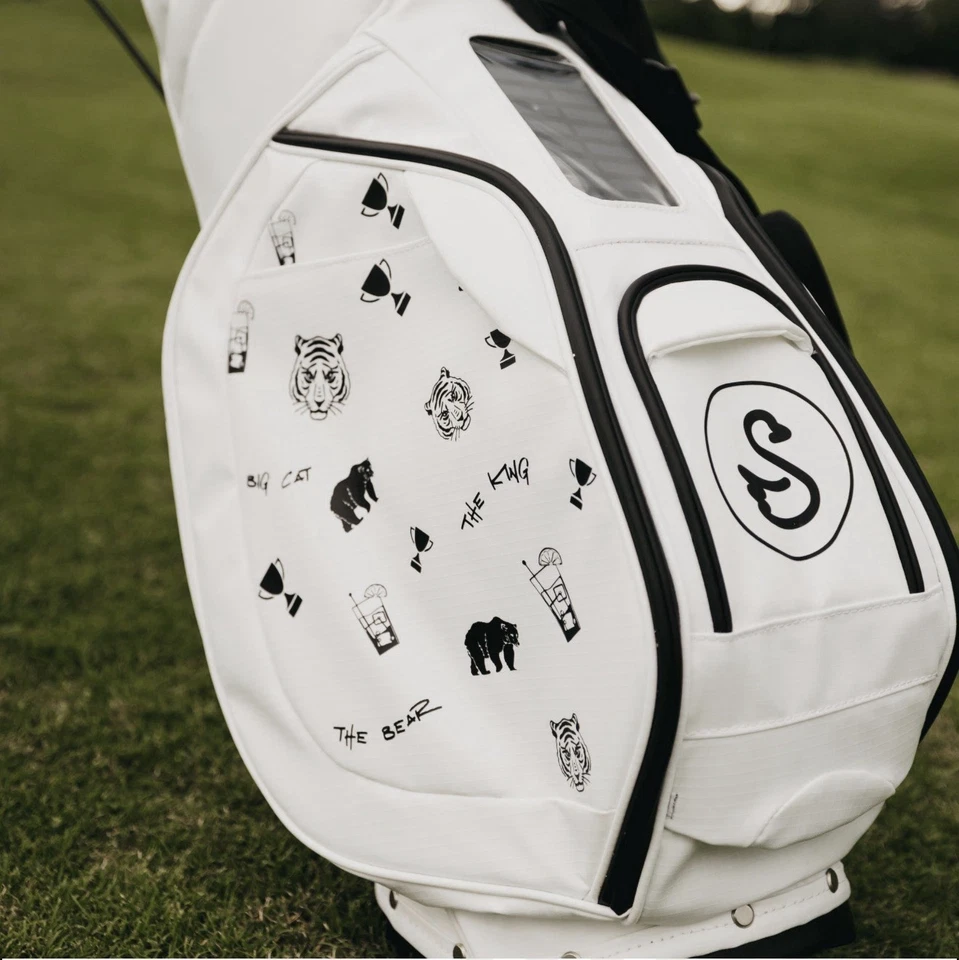 Swannies MNML carregador solar e alto-falante Bluetooth bolsa suporte golfe - Imagem 3 de 4