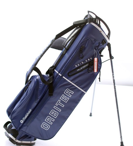 Bolsa de golf Fast Fold Orbiter 2.0 impermeable (azul marino/blanco) resistente al agua... - Imagen 1 de 5