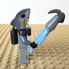 LEGO Ninjago Movie: Shark Army Great White, FISH HOOK njo0326, 70739, 2017 SCUBA