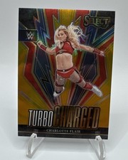 2024 Panini Select WWE Charlotte Flair Turbocharged Insert Gold /10