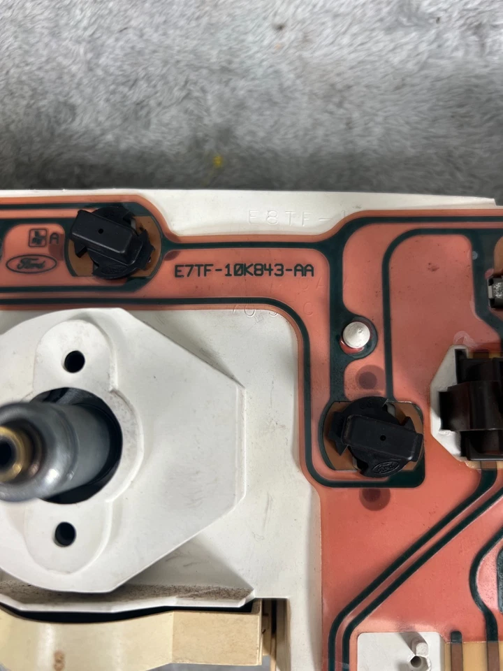 Cuadro de instrumentos Ford F150 F250 Bronco 1987-1991 calibre velocidad OEM XLT Lariat Foto 3 de 4