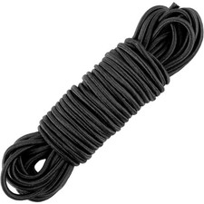 Heavy Duty 3mm Black Bungee Cord Roll 33ft Long Elastic Shock Cord for Kayak