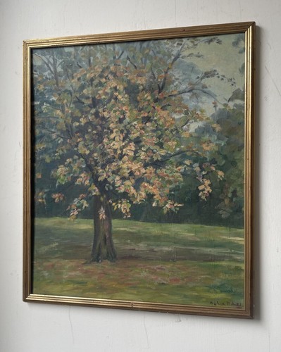 Large Mid Century French Post Impressionist Fauvist Oil On Board Painting Signed - Picture 3 of 8