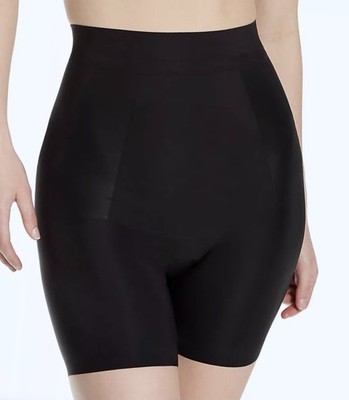 MAIDENFORM Power Players Black Firm Control High Waist Girl Short Womens M L XL