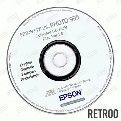 Epson Stylus Photo 935 Vol. 1 Druckersoftware CD-ROM Win & Mac