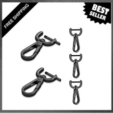 4 Pack Detachable Swivel Snap Hooks, Metal Lobster Clasp Clips for Purses