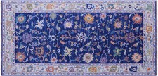 Turkish Oushak Handmade Rug 7' 0" X 14' 0" - Q12046