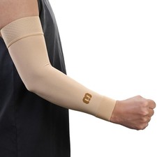 MGANG Lymphedema Large Single , Beige 20-30 Mmhg With Silicone Band 