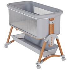 5 in 1 Baby Bassinet, 6 Height Adjustable Bedside Bassinet for Baby, Rocking ...