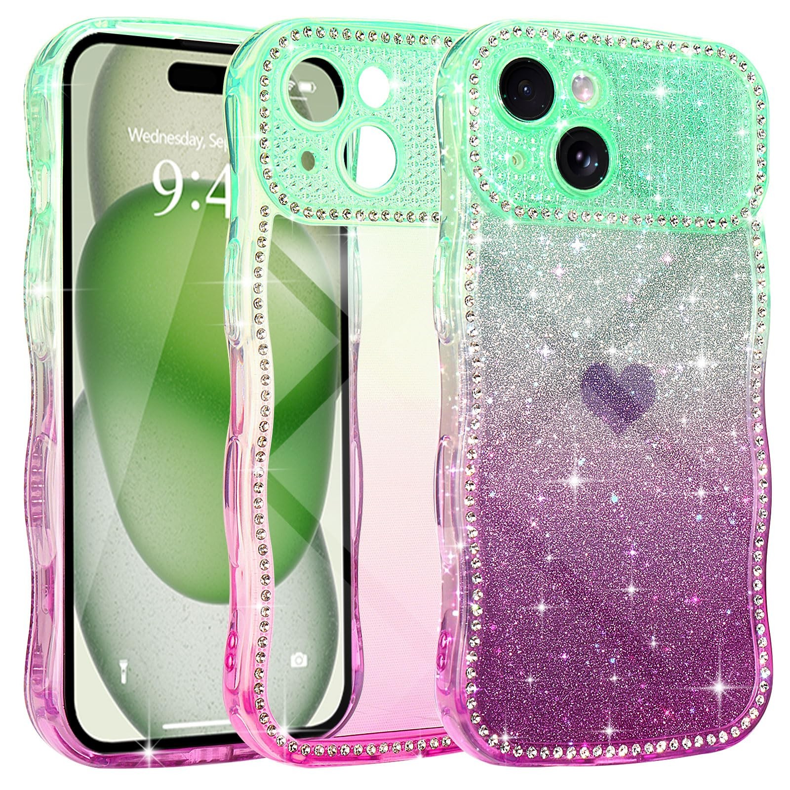 Coque iPhone 15 antichoc silicone coque de protection durable pour smartphone Apple femme