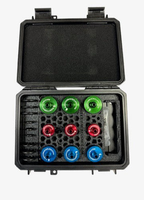 PRO Backflow Arbiter QT200A Aluminum Quick Connect Set of 9 with Case & Holder