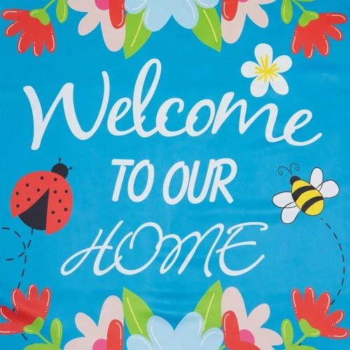 Northlight Welcome to Our Home House Flag - Thumbnail 2