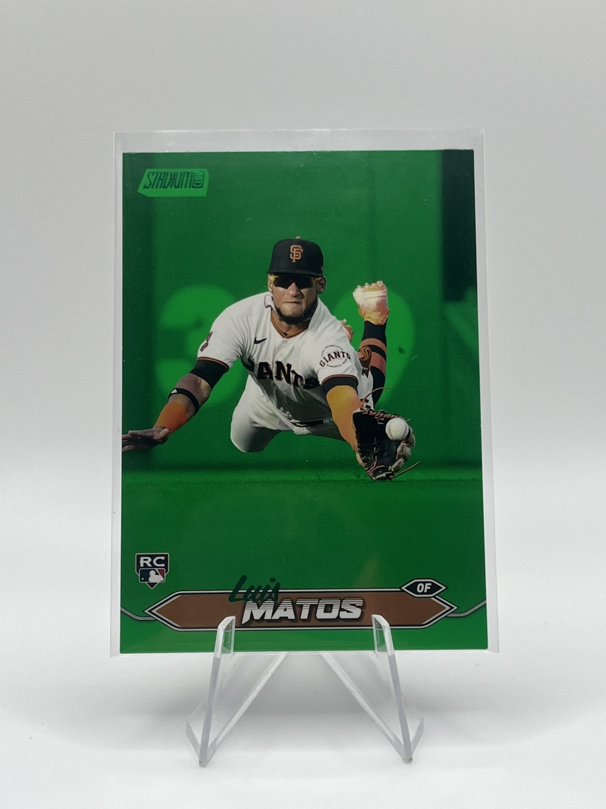 Luis Matos RC Green Foil /199 2024 Topps Stadium Club San Francisco Giants #209
