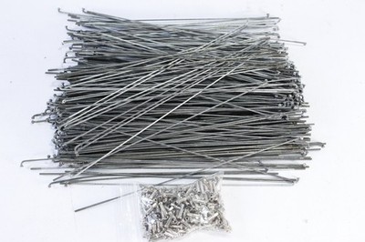 Large Lot of Bike Spokes/Nipples Assorted Sizes NOS 1980s Union Ohio Rod