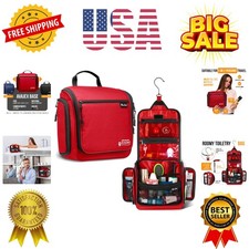 Travel Toiletry Bag for Men and Women - Large Hanging Toiletry Organizer - Wa...
