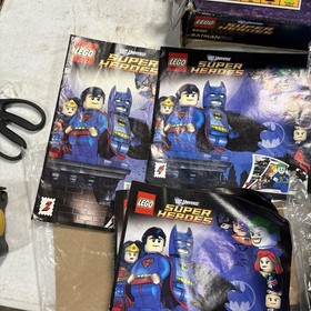 LEGO DC Comics Super Heroes: The Batcave (6860) Only Parts Manuals Not Complete
