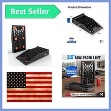 2.6 Lift Low Profile Car Ramps For Maintenance Jack Support Only 2.6 Lift Low Profile Car Ramps For Maintenance Jack Support Only