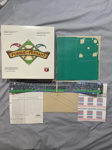 PURSUE THE PENNANT BASEBALL BOARD GAME MLB FANTASY AS IS NO CARDS- See Pics