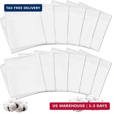 12 Pack Handkerchiefs for Men, 100 Soft Cotton White Men's Handkerchiefs, 16x16