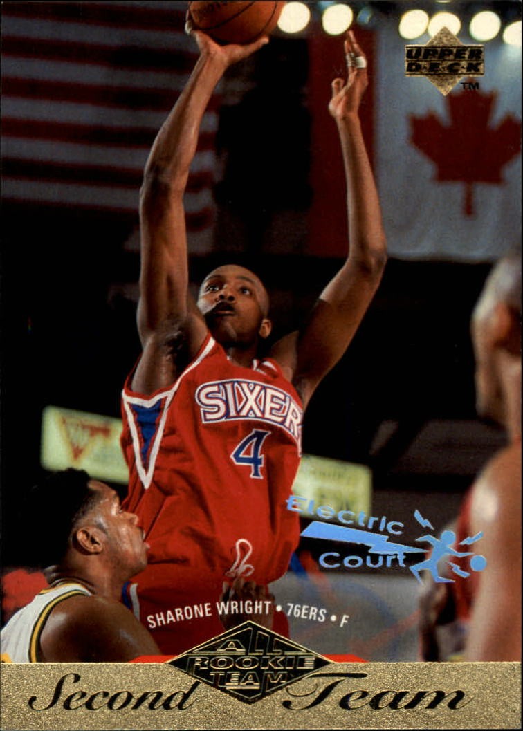 1995-96 Upper Deck Electric Court #165 Sharone Wright ART - BSK