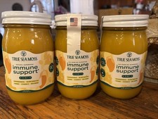 Lot Of 3 True Sea Moss Immune Support 5 in 1 Mango Flavor Exp 7/2026