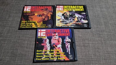 IE Interactive Entertainment CD Promo CD Mag Previews Pc Demos #5,6,7