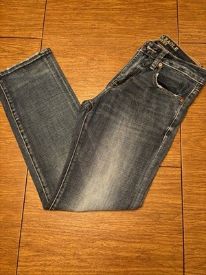 American Eagle Slim Straight Denim Jeans Men s 28x30 AEO 360 Extreme Flex EUC Y2