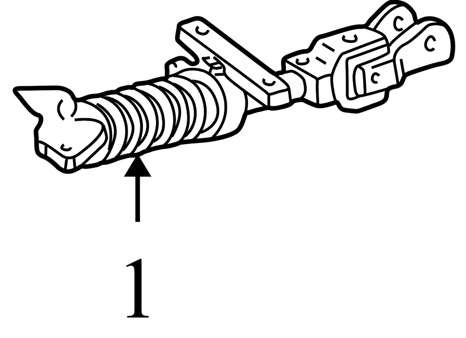 Dodge Caravan 2001-2003 columna de dirección con inclinación usada 4680434AG fabricante original Foto 2 de 4
