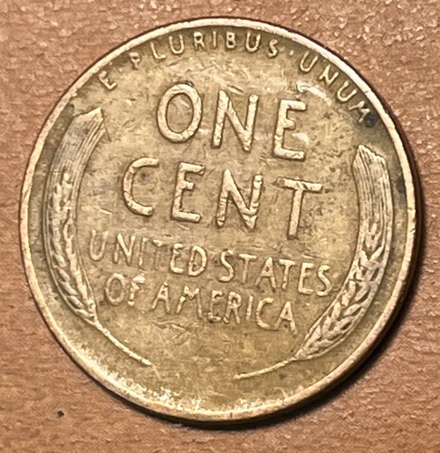 1942-D Lincoln Wheat Cent Defective Planchet Lamination Improper Alloy Mix Error - Picture 3 of 5