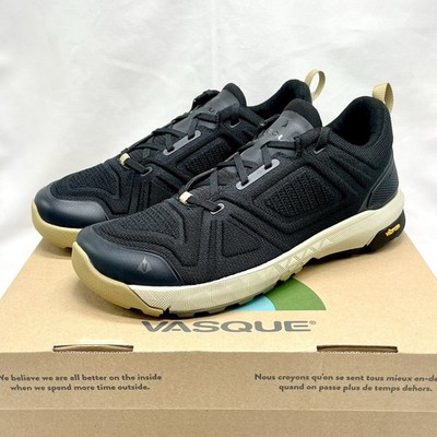 Vasque Satoru Trail LT Low Mens Size 7.5  Hiking Shoes Black 7994 Vibram NIB