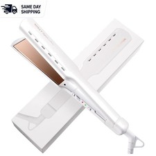 Luxury Nano Titanium Flat Iron - Safe, Fast Styling with Dual Voltage Capability