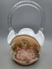 Fenton 2001 Designer Showcase Basket C 2932 3V Bill Fenton 8.5"H x 5"W