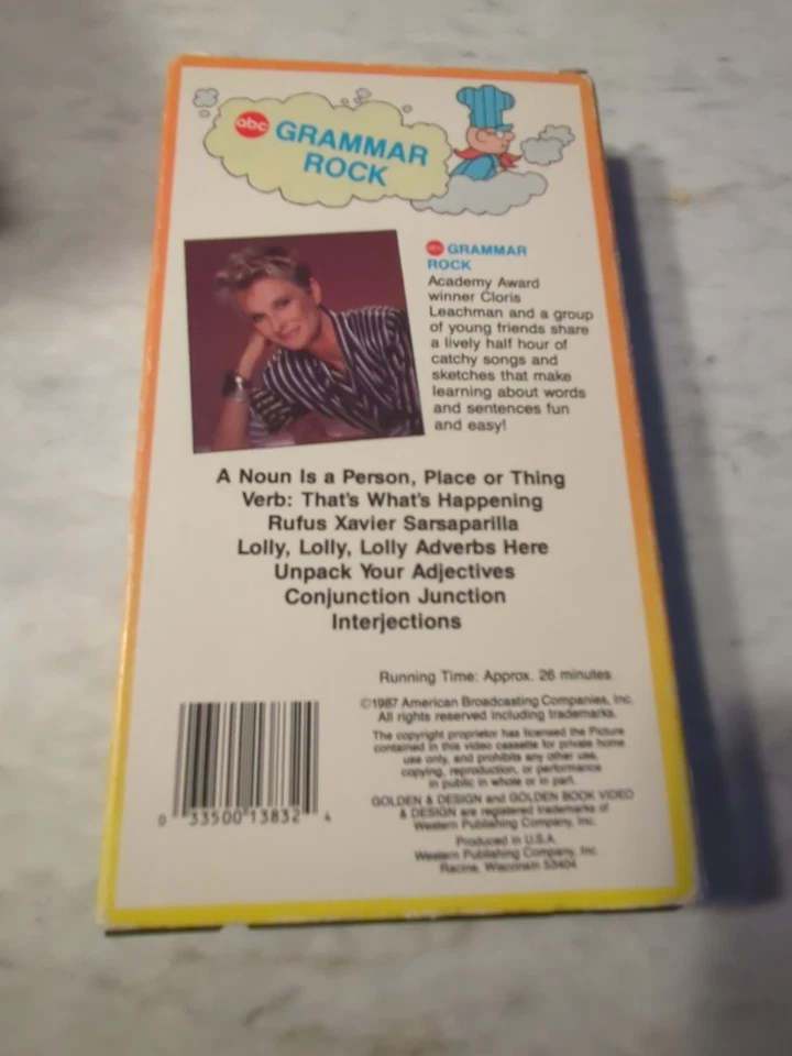 School House Rock 2 Pack VHS Multiplication & Grammar Fully Tested Educational  - Image 3 of 4