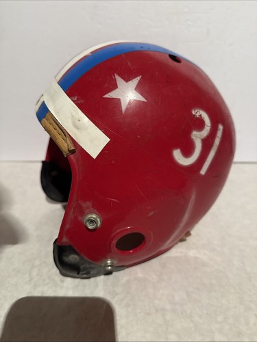 Vintage Red Franklin HM8 Football Helmet #31 Missing Facemask