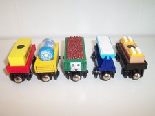 Thomas Wooden Train Mr. Jolly's Sodor Cookie Factory Cargo Pack Set LC99136