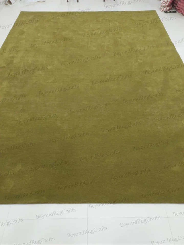Hand-Tufted Wool Rug 9x12 ft -Nordic Knots Grand Milano Green Rug Area Rug 8x10 - Image 2 of 4