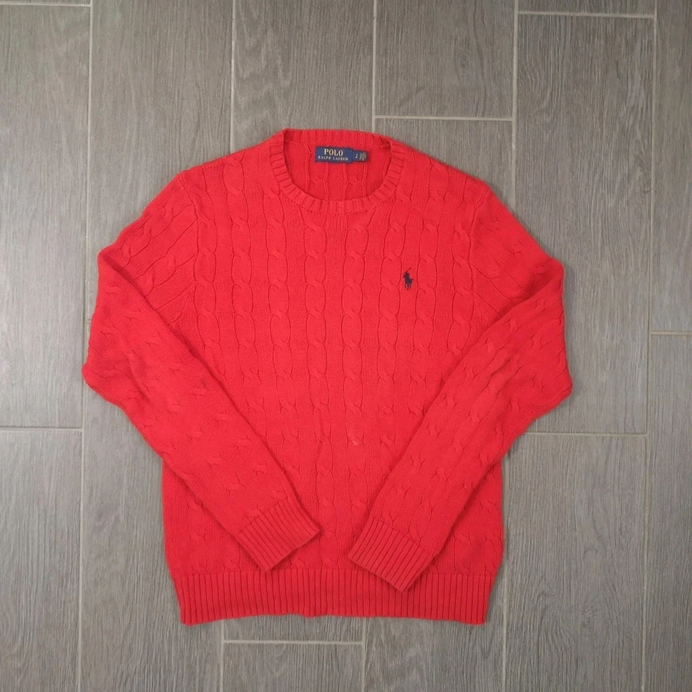 Ralph Lauren Cable Knit Pullover Größe: S Luxus Pasha-Style Designer Fashion