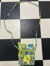 Vera Bradley Mini Hipster Crossbody Bag Lime s Up Green Floral Purse