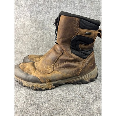 Merrell Thermo Rogue 3 Mid Winter Boots Mens Size 11 Brown Waterproof Insulated
