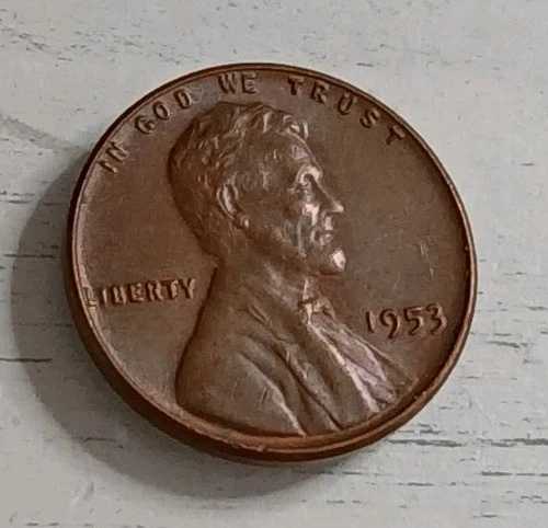 New Listing1953-P AU Lincoln Wheat Cent ~ Free Shipping! #3