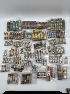 Bussmann Littelfuse Shawmut Fuse Lot 200 KTK FRN LPJ ATQ Industrial Mixed Tested