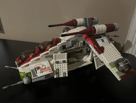 Lego Republic Attack Gunship 7676 Star Wars The Clone Wars 100% Complete Set Toy