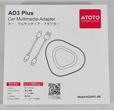 Wireless CarPlay Android Auto Adapter Plug & Play Low Latency Convert Wired WiFi