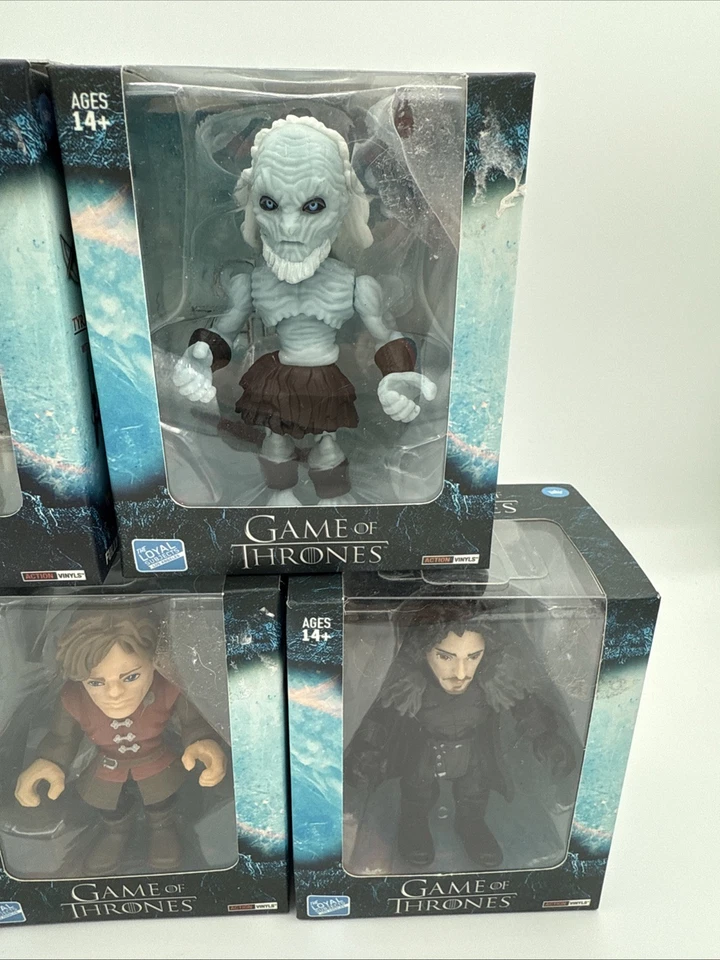 Lote de 5 mini figuras de Juego de Tronos Jon Snow Tyrion White Walker Daenery Jaime Foto 3 de 4