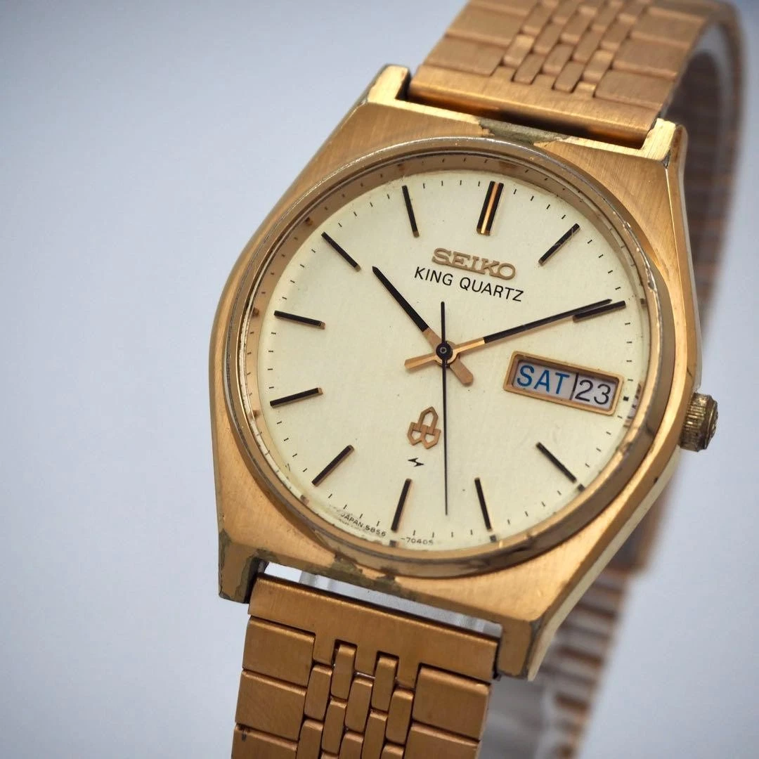 Preços baixos em Relógios de pulso de Quartzo King Seiko Bateria