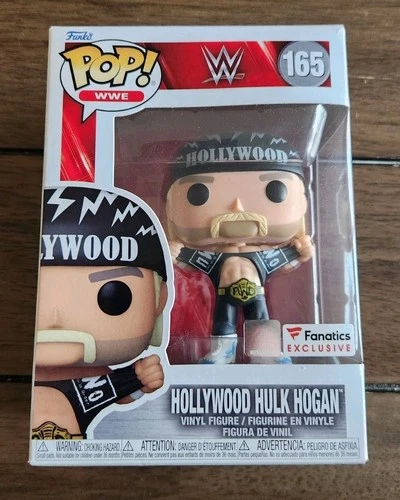 NEW Hollywood Hulk Hogan Funko Pop! WWE Wrestling Figure #165 Fanatics Exclusive